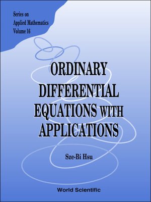 cover image of Ordinary Differential Equations With Applications